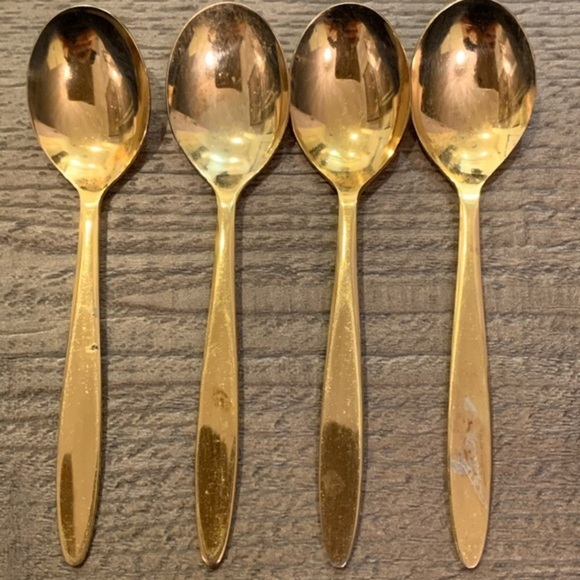 Set 4 tea spoons - Picture 1 of 9